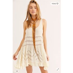 Free People Voile Trapeze Slip Dress